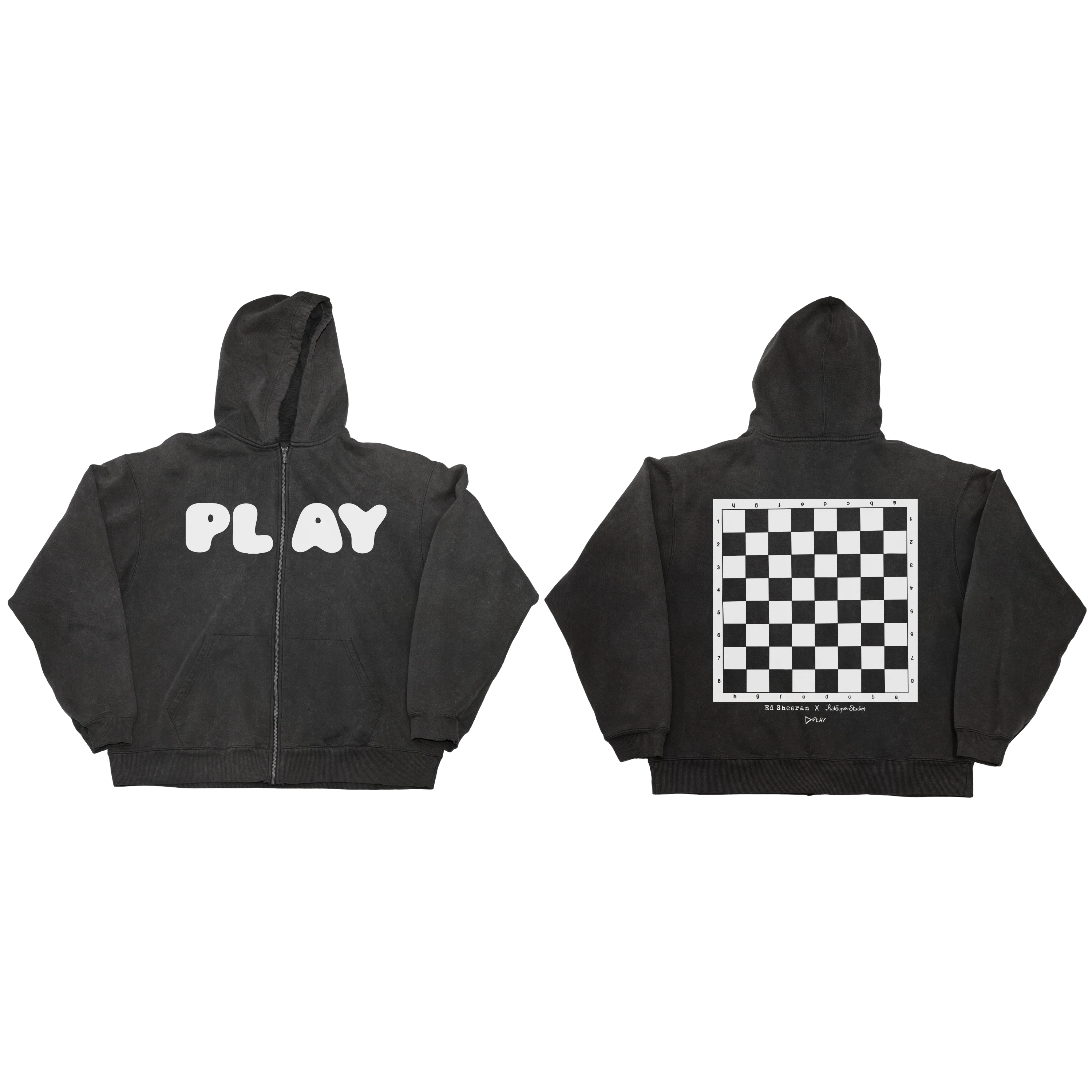Play x KidSuper Black Zip-Up
