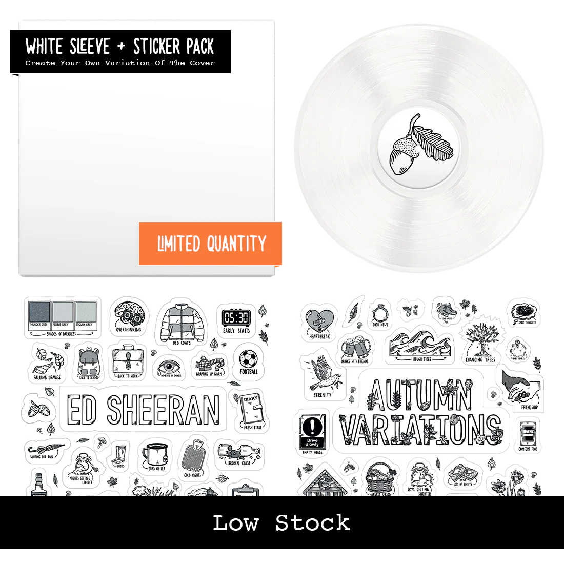 Autumn Variations Sticker Sheet Vinyl